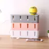 Caja de Almacenamiento de Enchufes de Escritorio, Tablero de Inserción de Cables, Caja de Colección Fija, Toma de Corriente, Caja de Almacenamiento y Organización de Cables de Datos