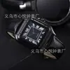 2024 Reloj de Tarjeta Cuadrado de Acero Inoxidable para Hombre con 3 Pines, Reloj de Cuarzo con Segundero y Calendario, Fabricante, Venta al por Mayor, Una Pieza