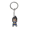 Llavero Creativo Nuevo de Dragon Ball material PVC anime silicona adornos para mochila escolar coche Wukong Vegeta al por mayor