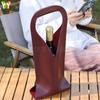 Bolsa Pronta de Couro para Garrafa de Vinho Tinto, Bolsa de Mão Satchel Vinho Tinto Champagne, Presente Vinho Tinto Bolsa para Garrafa de Vinho