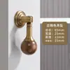 Alça de latão Novo estilo antigo chinês porta de armário guarda-roupa sapateira móveis estilo minimalista francês nogueira alça longa