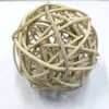 Perro gato loro bola de ratán juguete para morder entrenamiento de búsqueda de alimento compañía molares inteligencia interactiva suministros para mascotas