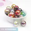 Ding Yi K16 Lua Fria Degradê Duas Cores Banhado a Ouro Contas Soltas de Alta Qualidade Acessórios para Corrente de Celular DIY