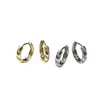 Aretes tipo brazalete con incrustaciones de piedra estilo Lujo Ligero, Aretes retorcidos unisex, Brazaletes para oreja para mujer, Pendientes de diseño de nicho versátiles y de moda