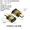 Adaptador transparente de USB-C hembra a USB macho, disponible en cuatro colores, soporta transmisión de datos de 10 Gbps y carga de 120 W
