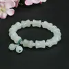 Pulsera de Jade Natural Guan Yu Jade Verde de Tianshan Círculo Único para Mujer Venta al por Mayor de Fábrica Transmisión en Vivo Dropshipping S3050503
