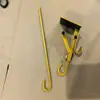 Gancho de Venta Caliente Transfronterizo Sin Taladro para Colgar Calcetines de Navidad, Gancho Telescópico Metálico Ajustable para Uso en el Hogar