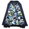 3132 # Chaqueta de Otoño para Hombre 2019 Nuevo Abrigo Holgado de Talla Grande Cuello Béisbol Ropa Casual de Manga Larga para Hombre