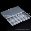 Uña Uña Caja joyero 100 piezas caja de almacenamiento de uñas transparente engrosada resistente a caídas caja de herramientas caja para taladro de uñas