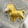 Hazte Rico Inmediatamente Cadena para Teléfono Móvil Llavero Colgante Lindo Dibujo Animado Pony Bolso Año del Caballo del Zodiaco Colgante Colgante Regalo