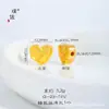 Pu Zuojiu no se desvanece arena dorada accesorios DIY amor rosa cuerno de la abundancia pulsera con cuentas pasantes collar con cuentas