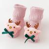 Bebé recién nacido bebé bebé 3 meses calcetines de suelo antideslizantes para niños pequeños cubierta de zapato primavera otoño invierno
