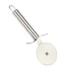Rueda Cortadora de Pizza de Acero Inoxidable Cuchillo Pala para Pastel Mooncake Pala Hoja de Corte Gadget de Cocina para Hornear en Casa Rueda para Pastel