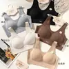 Nova coleção outono e inverno: Roupa íntima térmica cor de base, macia como gelatina, para mulheres, com design sem costura, sem aro e costas abertas