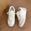 Versão auto-mantida! Cadarço bloco de cores salto oculto sapatos de treino alemães femininos 2026 novos retrô versáteis sapatos Forrest Gump sapatos esportivos femininos