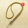 Cordão Trançado Feito à Mão Corda com Contas Produção Peça de Alça Trançada Exquisita Pingente para Cordão Cordão