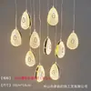 Nuevo Candelabro LED Luminoso para Techo de Boda Decoraciones Colgantes Aéreas para Escenario de Hotel y Banquetes Accesorios de Decoración de Boda Venta al por Mayor
