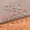 Anel Espiral Banho de Cobre Ouro Real 18K Anel Torcido Simples Anel Aberto Cor Forte Retenção de Cor Pulseira Brincos Anel de Conexão Lote de Flores Material