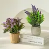 Enfeites de Flores Artificiais para o Armário de Sapatos da Entrada, Flores Decorativas no Ar Condicionado da Sala de Estar, Enfeites Criativos para Exibição, Pequeno Bonsai Fresco