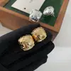 Pendientes Cuadrados de Metal con Superficie de Hielo Triturado 2025 Nuevo Estilo Caliente Pendientes Franceses de Gama Alta Lujo Accesible Pendientes de Diseño de Nicho