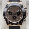 Reloj para Hombre Rolex Daytona Serie 40mm Multifuncional Cronógrafo Incrustado de Diamantes Mecánico Totalmente Automático Aliexpress