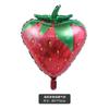 Globo de película de aluminio con forma de fruta, fresa, kiwi, piña, sandía, manzana, naranja, pitaya, diseño para fiesta de cumpleaños