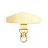 Junta para funda de teléfono móvil, cordón para teléfono móvil, clip de acero inoxidable metálico, pieza colgante universal triangular giratoria de 360 grados con hebilla