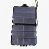 Caja de almacenamiento de plástico para accesorios de pesca, caja de almacenamiento portátil para anzuelos y giratorios, organizador de equipo de pesca anticorrosión