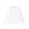 Yellowbird Knitting Otoño Nuevo Camiseta de Manga Larga de Algodón 230g Cuello Redondo Ropa Camisa Blanca de Respaldo Hombres Venta al por Mayor