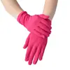 Chunqiu Guantes de Mano Nuevos para Mujer de Seda de Leche Elásticos Cortos Finos Transpirables Guantes de Etiqueta para Performance y Danza