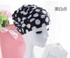 Touca de Natação Plissada Moda Coreana Adulto Feminina Grande Larga Tamanho Grande Cabelo Longo Cabeça Grande Tecido de Natação Touca Fonte Termal Tendência