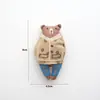 Estilo Floresta Gato Urso Retro Boneca Fofa Bordado Pônei Artesanal Estilo Artístico Enfeites Decorativos Acessórios