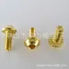 Tornillos de Cabeza Hexagonal Avellanada Color Dorado M5M6M8 Tornillos para Muebles de Cabeza Plana Inclinada Imitación Oro en Stock del Fabricante