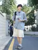Suministro Directo de Fábrica Camiseta de Manga Corta Americana Cool con Protección Solar para Niños Verano Suelta Secado Rápido Camiseta de Media Manga para Niños