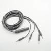 Electrodo de entrenamiento para deglución cable de conexión de electrodo de cuatro núcleos tipo pin para estación de trabajo del departamento de rehabilitación