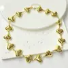 Collar y pulsera de estrellas huecas tridimensionales exageradas, amor, cruz, copo de nieve, trébol de cuatro hojas para mujer, joyería de acero inoxidable de lujo ligero