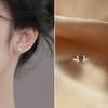 Pendientes de plata de ley 925 para mujer, diseño de nicho, sencillos y modernos, de alta calidad, al por mayor, 2023