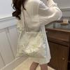 Estilo coreano Lace Butterfly Bordado Novo Estilo Chinês Bolsa Feminina 2024 Nova Moda Axila Bolsa Estilo Ocidental Bolsa de Mão