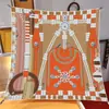 Pañuelo Cuadrado Grande Hecho a Mano Versión Taiwanesa 90cm para Mujer, Nuevo Moda Versátil Decorativo Pañuelo de Seda, Chal para Viaje al Aire Libre, Bufanda, Pañuelo de Cuello