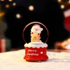 Bestseller transfronterizo Bola de cristal navideña Caja de música de villancicos de Navidad Dibujo animado creativo de Papá Noel Regalo navideño para niños