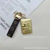 Nuevo Estilo Llavero de la Fortuna de Oro Puro 999, Accesorio de Moda y Versátil para Teléfono y Bolso, Artículo de Regalo, Joyería Pequeña