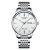 Relógio Masculino Guanqin 16221 Relógio Mecânico Totalmente Automático À Prova d'Água Luminoso Negócios Aço Inoxidável Pulseira de Aço Novo Relógio Masculino