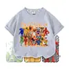 Camiseta Infantil de Manga Curta Tema Restaurante da Suzi Verão Homem Melancia Desenho Animado Meninos Top 100% Algodão