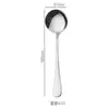 Amazon Transfronterizo 1010 Acero Inoxidable Vajilla Vajilla Occidental Juego de Cuchillo, Tenedor y Cuchara para Steak Cuchara de Postre Juego de 24 Piezas