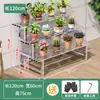 Soporte para Flores Balcón Acero Inoxidable Estante para Flores Estante de Almacenamiento Escalera Tipo Suculenta Soporte de Piso para Plantas Sala de Estar Patio Soporte para Macetas