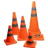 Balde Cônico Reflexivo de EVA PVC 90cm Cone de Advertência Sonoro e Luminoso para Bloqueio de Estrada de Cura Rápida Cone de Sorvete Outro