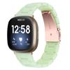 Para Fitbit versa3/sense reloj inteligente universal correa de reloj de resina metal acero de tres bolas correa de reloj