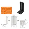 Conector de Soporte de Estante de Perfil de Aluminio 20/30/40 Perfil de Soporte de Marco Lado Exterior Tablero de Escritorio Tablero de Madera Pieza de Fijación