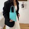Bolso Lindo Dopamina con Bordado de Lazo, Lona Portátil Sencilla para Teléfono Móvil y Billetera para Salidas