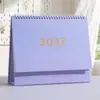 Calendario 2027: Adorno de Escritorio Minimalista, Estilo Morandi, Fresco y Creativo, Planificador de Oficina y Rastreador de Tareas Diarias